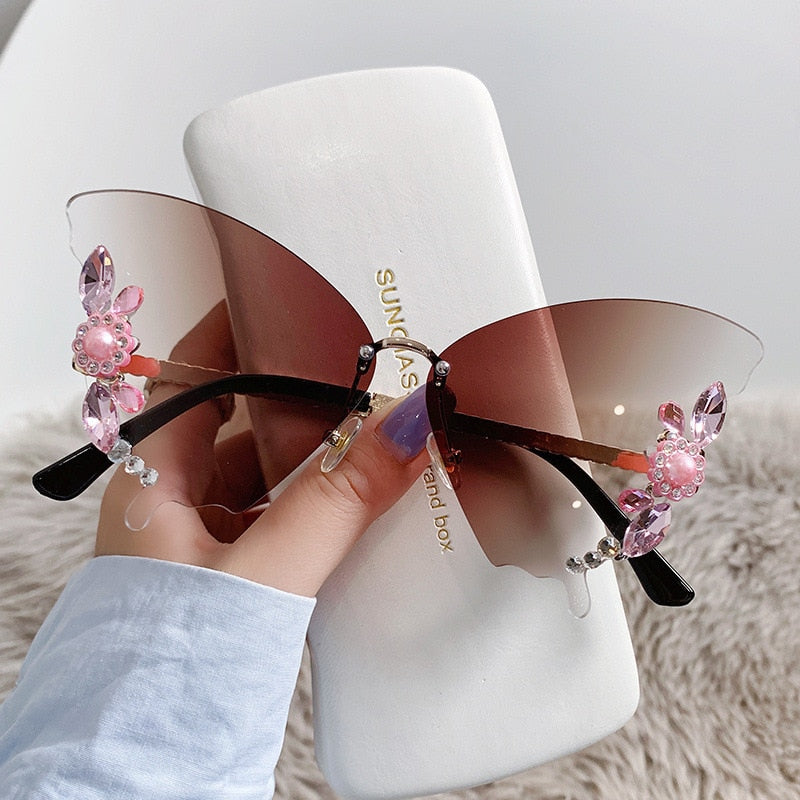 Luxury Designer Butterfly Sunglasses UV400